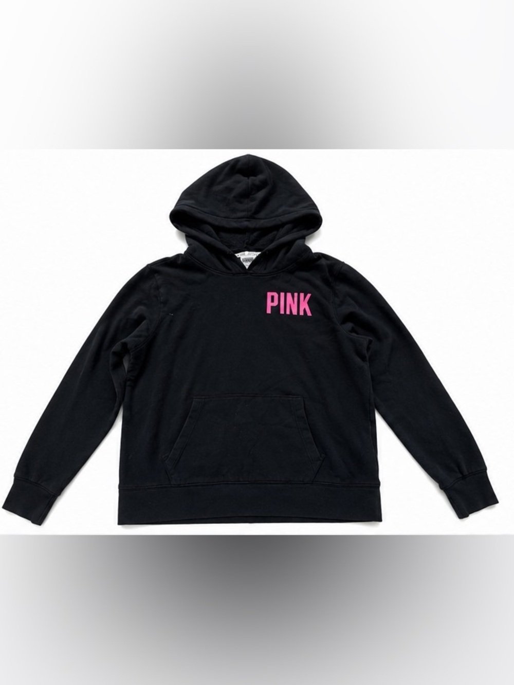 Victoria's Secret PINK Black Hoodie with Pink Logo
